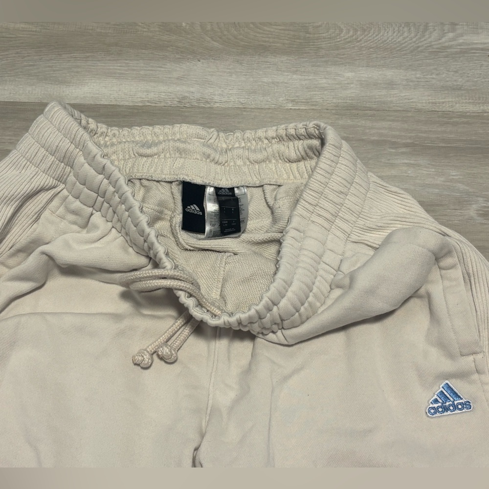 adidas Men's Off-White Joggers - Picture 3 of 4